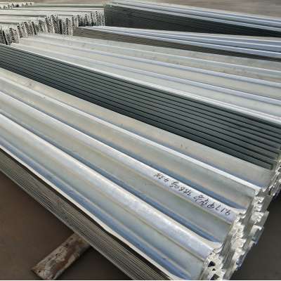 Popular road safety barrier high quality galvanized steel highway posts galvanized guardrail systems