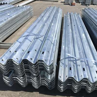 HUAAN Crash Barrier W Beams Highway Guardrail And Accessories Galvanized Highway Guardrail